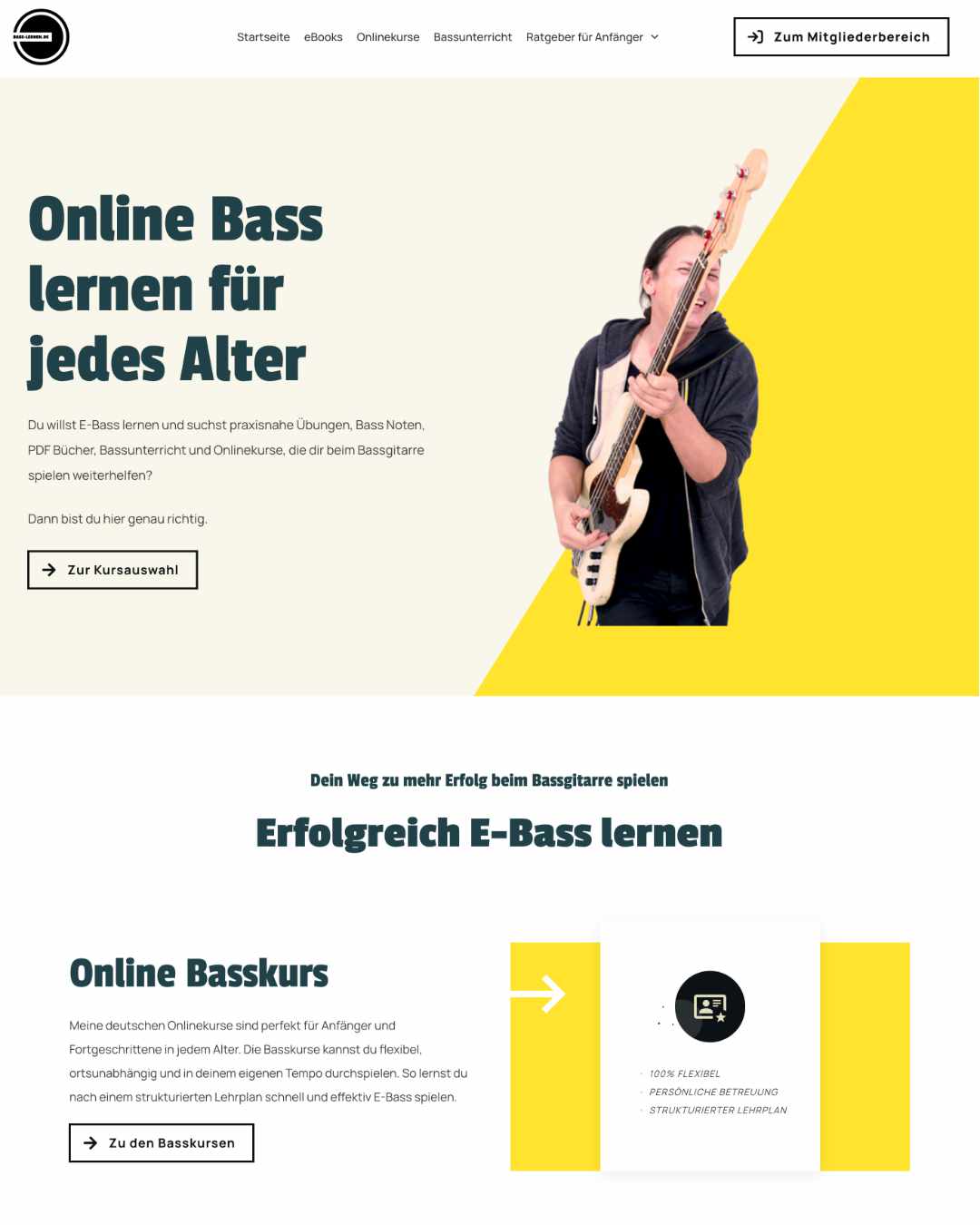 e-bass noten bücher online kurs blues