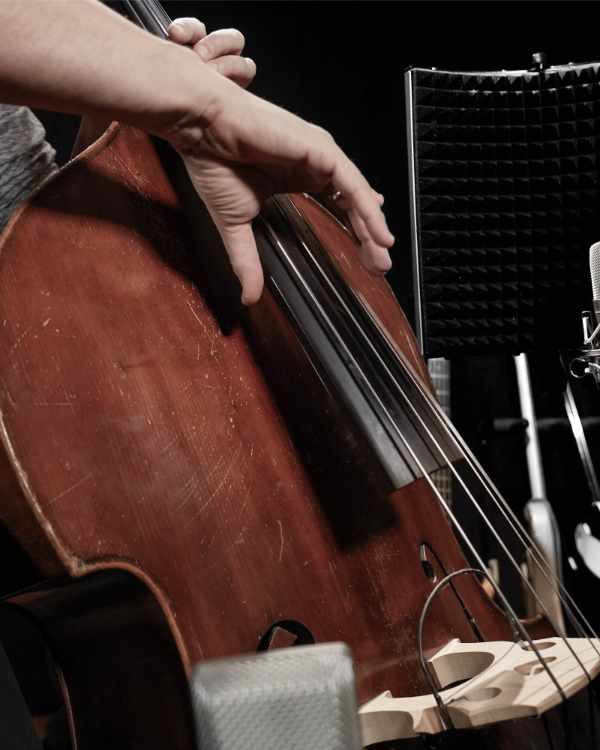 Kontrabass Studio aufnehmen Studiomusiker buchen tonstudio